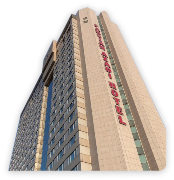 Exterior view of the azadi hotel
