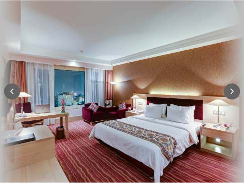 Azadi hotel bed room image, showcasing it's interior